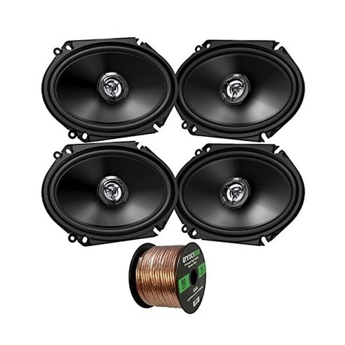 추천상품 JVC 4X drvn DR 시리즈 6×9 550와트 최대 파워 카 오디오 4방향 동축 차량용 자동차 스피커 번들 콤보 50피트 16게이지 배선 추천상품 JVC 4X drvn DR 시리즈 6×9 550와트 최대 파워 카 오디오 4방향 동축 차량용 자동차 스피커 번들 콤보 50피트 16게이지 배선
