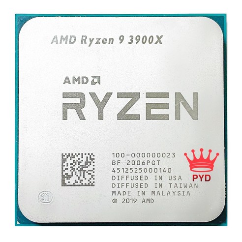 3900x 추천제품 AMD Ryzen 9 3900X 3.8 GHz 12 코어 스레드 CPU 프로세서 7NM L3 = 64M 100-000000023 소켓 3900x 추천제품 AMD Ryzen 9 3900X 3.8 GHz 12 코어 스레드 CPU 프로세서 7NM L3 = 64M 100-000000023 소켓