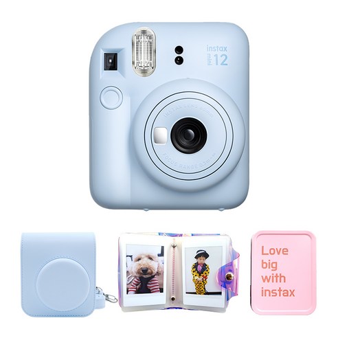 폴라로이드대여 추천제품 인스탁스 미니 12 파스텔 블루 instax mini 12 + 전용가방 세트 폴라로이드대여 추천제품 인스탁스 미니 12 파스텔 블루 instax mini 12 + 전용가방 세트