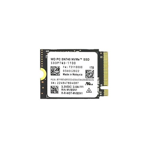 nvmem.2ssd2tb 추천제품 WD SN740 2T M2 2230 SSD NVME 스팀덱 완벽 호환 nvmem.2ssd2tb 추천제품 WD SN740 2T M2 2230 SSD NVME 스팀덱 완벽 호환