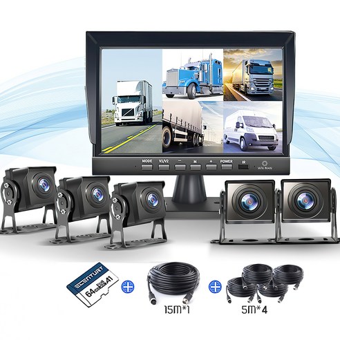 5채널블랙박스 추천제품 WINANON 트럭 화물차 블랙박스 5채널 풀세트 10.1인치 HD 디스플레이+200만화소 카메라 5개+64G+15M 배선 5채널블랙박스 추천제품 WINANON 트럭 화물차 블랙박스 5채널 풀세트 10.1인치 HD 디스플레이+200만화소 카메라 5개+64G+15M 배선