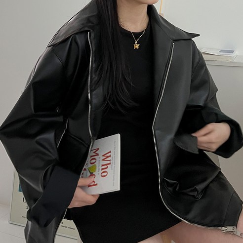 추천상품 가을의 세련된 스타일: 체형 커버 레더 자켓으로 추석맞이 추천상품 가을의 세련된 스타일: 체형 커버 레더 자켓으로 추석맞이