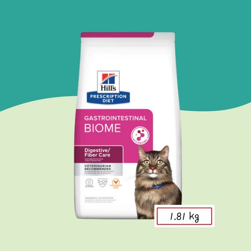 추천상품 (당일출고) 힐스 캣 gi biome 1.81kg 고양이 gi 바이옴 소화기계 처방식사료 추천상품 (당일출고) 힐스 캣 gi biome 1.81kg 고양이 gi 바이옴 소화기계 처방식사료
