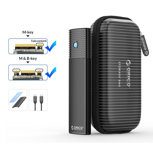 추천상품 오리코 M.2 NVMe USB3.2 10Gbps SSD 외장케이스+수납가방 세트 PWM2-G2 추천상품 오리코 M.2 NVMe USB3.2 10Gbps SSD 외장케이스+수납가방 세트 PWM2-G2