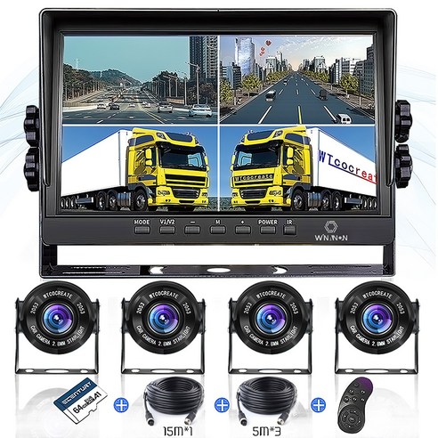 풋블랙박스 추천제품 WINANON 블랙박스 4채널 10.1인치 200만화소 카메라 4개 64G 15M 배선 트럭 대형차량 풀세트 풋블랙박스 추천제품 WINANON 블랙박스 4채널 10.1인치 200만화소 카메라 4개 64G 15M 배선 트럭 대형차량 풀세트