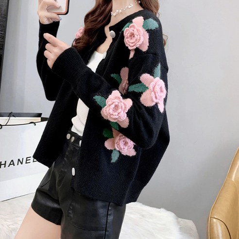 enc가디건 추천제품 데일로엔 여성 러블리 플라워 패턴 가디건 enc가디건 추천제품 데일로엔 여성 러블리 플라워 패턴 가디건