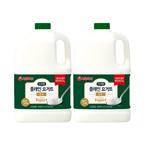추천상품 서울우유 순수무가당 더진한 플레인요거트 시리얼 당무첨가 그릭요거트메이커로 만든 요거트는 진짜 진하게 맛있어! 추천상품 서울우유 순수무가당 더진한 플레인요거트 시리얼 당무첨가 그릭요거트메이커로 만든 요거트는 진짜 진하게 맛있어!