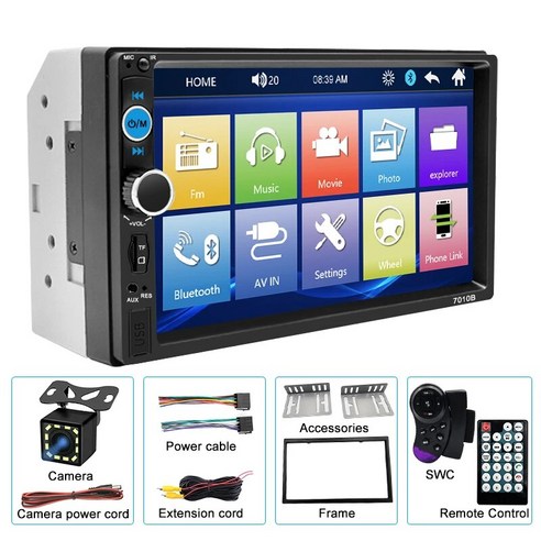 추천상품 AHOUDY 7010 멀티미디어 플레이어, 7 인치 미러 링크 오토라디오 MP5 MP3 BT USB TF FM 카플레이 수신기, 자동차 스테레오 추천상품 AHOUDY 7010 멀티미디어 플레이어, 7 인치 미러 링크 오토라디오 MP5 MP3 BT USB TF FM 카플레이 수신기, 자동차 스테레오