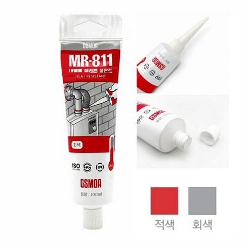 추천상품 INVEN* 인벤 고급 모아실리콘 811 내열 튜브용 실리콘 ( 회색 / 적색 ) 100ml @노즐1개포함@ ( 연통 보일러 가정 주방 열풍관 히터 ) @안전2중포장@ 추천상품 INVEN* 인벤 고급 모아실리콘 811 내열 튜브용 실리콘 ( 회색 / 적색 ) 100ml @노즐1개포함@ ( 연통 보일러 가정 주방 열풍관 히터 ) @안전2중포장@