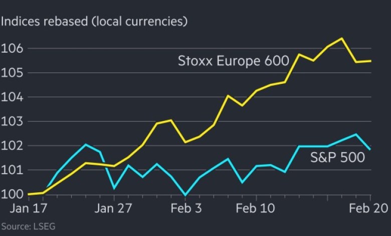 European stocks surpass Wall Street since Donald Trump took office European stocks surpass Wall Street since Donald Trump took office