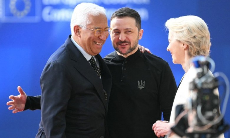 EU shows support with Volodymyr Zelenskyy after clash with Donald Trump EU shows support with Volodymyr Zelenskyy after clash with Donald Trump