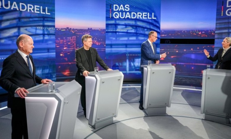 Mainstream politicians target far-right candidates in hot German election debate Mainstream politicians target far-right candidates in hot German election debate