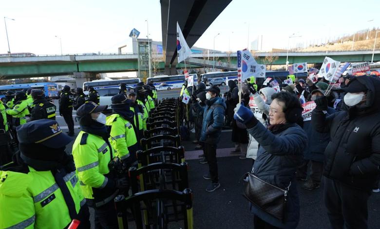 South Korea’s impeached president ignores mandate in hours-long standoff South Korea’s impeached president ignores mandate in hours-long standoff