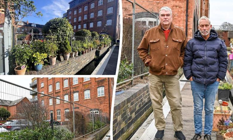 Dock residents’ anger behind plant linings is replaced by “prison style” fence Dock residents’ anger behind plant linings is replaced by “prison style” fence