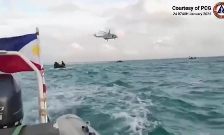 Philippines accuses Chinese Coast Guard ship of harassing South China Sea fishing boats Philippines accuses Chinese Coast Guard ship of harassing South China Sea fishing boats