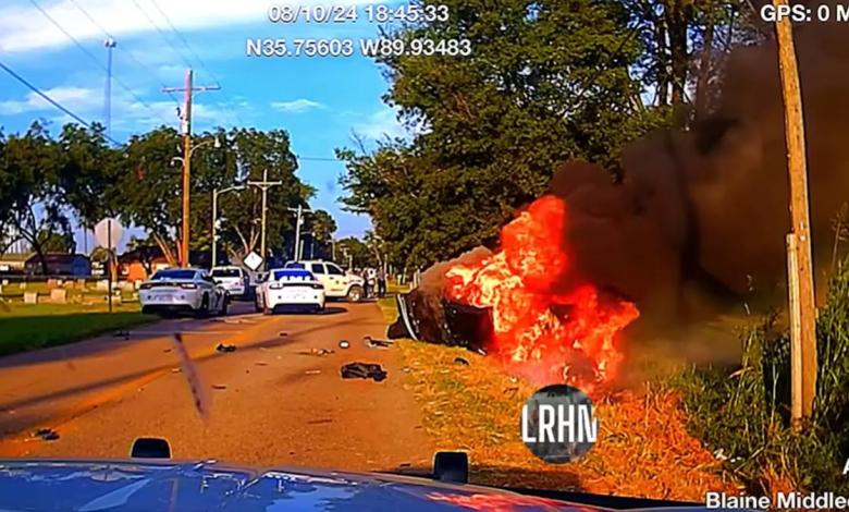 Hellcat driver flees police pursuit, ejected at 160 mph Hellcat driver flees police pursuit, ejected at 160 mph