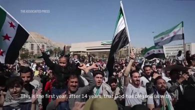 Thousands of streets and public squares in Syria commemorate 14 years since the beginning of the national conflict Thousands of streets and public squares in Syria commemorate 14 years since the beginning of the national conflict