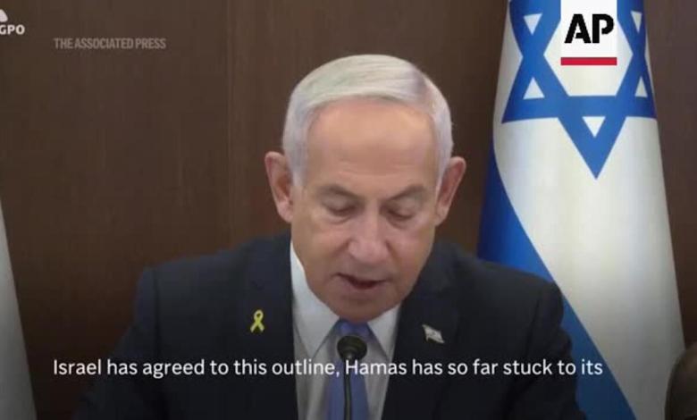 Netanyahu says Gaza ceasefire will only continue if Hamas continues to release hostages Netanyahu says Gaza ceasefire will only continue if Hamas continues to release hostages
