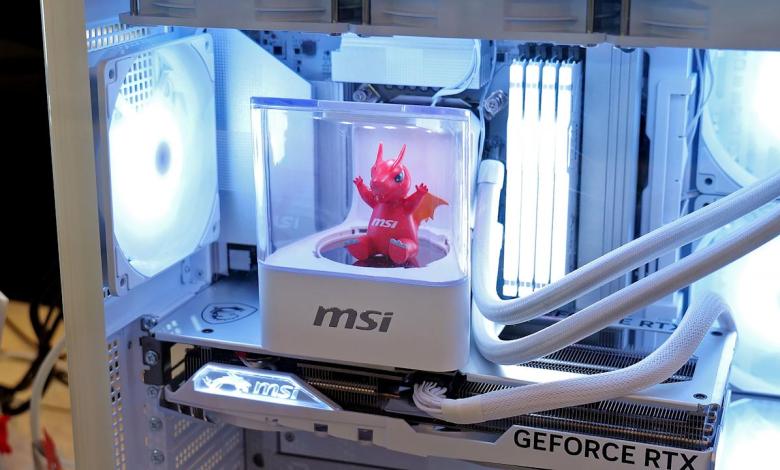 MSI made a CPU cooler with a tiny built-in turntable and it’s pure fun MSI made a CPU cooler with a tiny built-in turntable and it’s pure fun