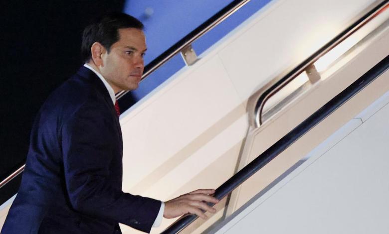 The plane carrying Secretary of State Rubio was forced to return to Washington before traveling to Europe The plane carrying Secretary of State Rubio was forced to return to Washington before traveling to Europe