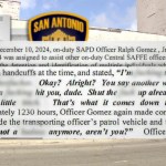 ‘Shut the f— up’: SAPD officer suspended after pulling handcuffed man’s hair, records show ‘Shut the f— up’: SAPD officer suspended after pulling handcuffed man’s hair, records show