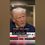 Donald Trump declares war on the US ... Donald Trump declares war on the US ...