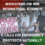 SDS Condemns Trump Admin Revocations of Visas for 400 Plus International Students, Calls for Emergency Mobilizations Nationally SDS Condemns Trump Admin Revocations of Visas for 400 Plus International Students, Calls for Emergency Mobilizations Nationally