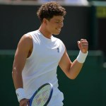Wimbledon: Ben Shelton needs four points and about a minute to wrap up a win Wimbledon: Ben Shelton needs four points and about a minute to wrap up a win