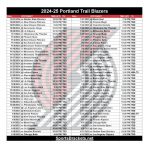 Printable 2025-26 Portland Trail Blazers Schedule; TV Broadcasts and Matchups – Sports Brackets | FROUSA Media Printable 2025-26 Portland Trail Blazers Schedule; TV Broadcasts and Matchups – Sports Brackets | FROUSA Media