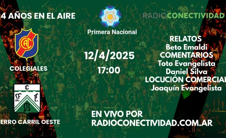 Colegiales vs. Ferro Carril Oeste EN VIVO (12/4/2025) Colegiales vs. Ferro Carril Oeste EN VIVO (12/4/2025)