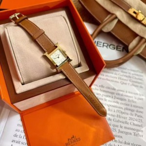 Hermes H Hour 金棕手錶 25mm Hermes H Hour 金棕手錶 25mm