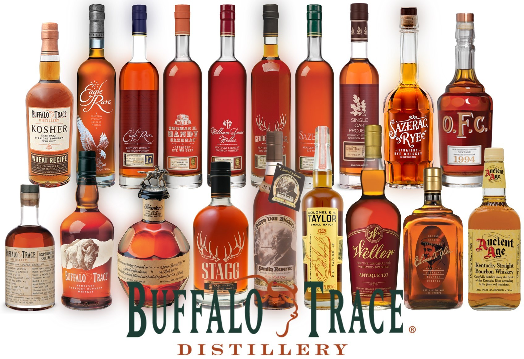 Buffalo Trace Bourbon Whiskey. Buffalo Trace Bourbon Whiskey.