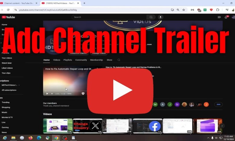 How to Add a YouTube Channel Trailer to Your YouTube Channel Homepage? How to Add a YouTube Channel Trailer to Your YouTube Channel Homepage?