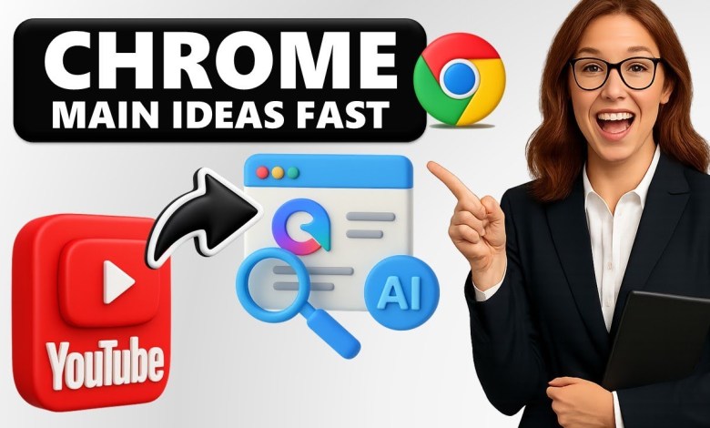 GOOGLE CHROME GEMINI AI: GET YOUTUBE MAIN IDEAS in SECONDS GOOGLE CHROME GEMINI AI: GET YOUTUBE MAIN IDEAS in SECONDS