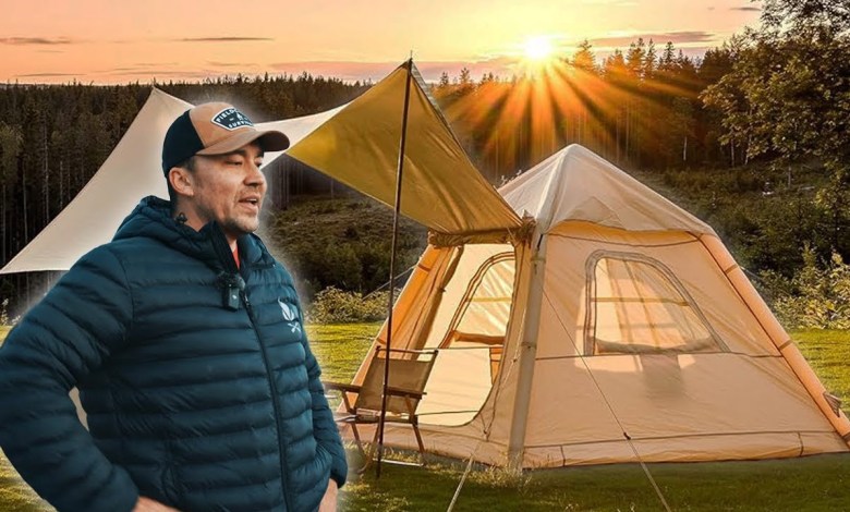 I bought Amazons cheapest inflatable tent! I bought Amazons cheapest inflatable tent!