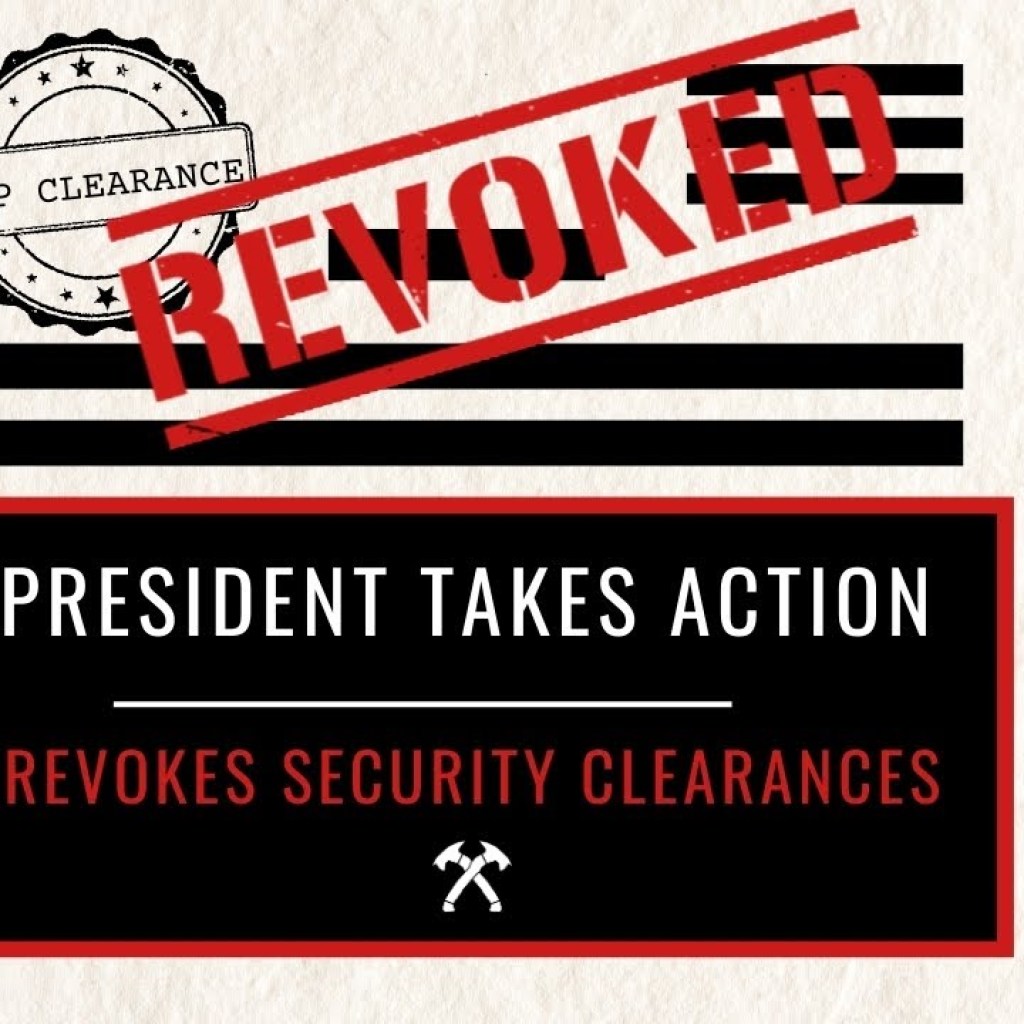 Trump Takes Action: Security Clearances Revoked for Hunter Biden Laptop Letter Signers Trump Takes Action: Security Clearances Revoked for Hunter Biden Laptop Letter Signers