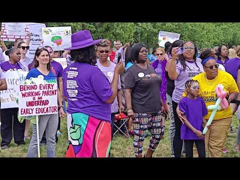 Child care advocates rally for funding, support Child care advocates rally for funding, support