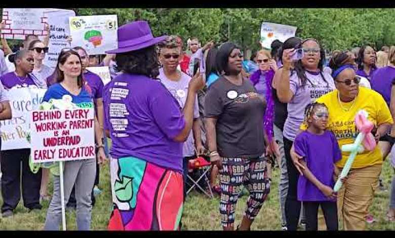 Child care advocates rally for funding, support Child care advocates rally for funding, support