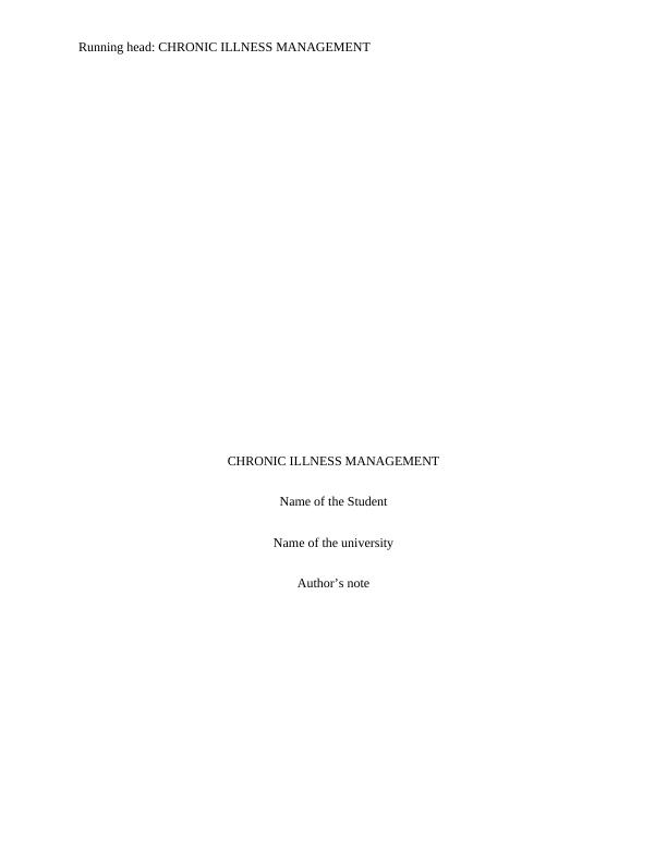 Coping Strategies For Families Affected By Chronic Illness Coping Strategies For Families Affected By Chronic Illness