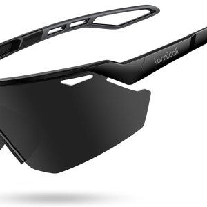 Lamicall Polarized Sports Sunglasses for Men Women, 24g, UV400 Protection Sun Glasses for Cycling Running Baseball Fishing