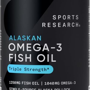 Sports Research Triple Strength Omega 3 Fish Oil – Burpless