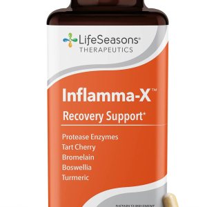 LifeSeasons Inflamma-X – Inflammation Support Supplement – Turmeric Boswellia & Bromelain – Soothes Aches & Chronic Discomfort – Reduces Swelling & Inflammatory Compounds – 60 Capsules