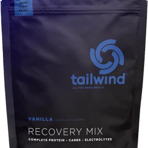 Tailwind Nutrition Recovery Mix, Complete Protein, Carbohydrates, and Electrolytes Powder Drink Mix for Post-Workout, Free of Gluten, Soy, and Dairy, Vegan, 15 Servings, Vanilla