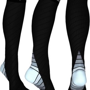 Physix Gear Compression Socks 20-30 mmHg – Men & Women – Running, Nurses, Shin Splints, Flight, Travel