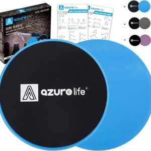 Exercise Core Sliders, Dual Sided Exercise Gliding Discs Use on Carpet or Hardwood Floors, Light and Portable, Perfect for Abdominal&Core Workouts