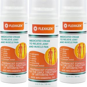 Pain Cream (3-Pack): Fast-Acting, Long-Lasting Relief for Aches & Pains with Natural Ingredients (Frankincense, Essential Oils, Menthol) – Non-Greasy, Pleasant Scent (FSA/HSA Eligible)