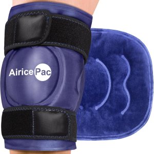Ice Pack for Knee Pain Relief, Reusable Gel Ice Wrap for Injuries, Swelling, Knee Replacement Surgery, Cold Compress Therapy for Arthritis, Meniscus Tear and ACL, Blue