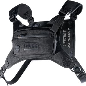 MVRK Water Resistant Chest Pack – Running Vest for Workouts, Running Phone Holder Extra Storage, Lightweight Running Pack