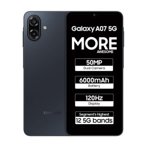 Samsung Galaxy A07 5G (4GB RAM, 128GB Storage) with 120Hz Display at ₹14998 | Amazon Deal Samsung Galaxy A07 5G (4GB RAM, 128GB Storage) with 120Hz Display at ₹14998 | Amazon Deal