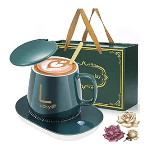 Electric Mug Warmer Pad Set with Lid and Spoon at ₹499 | Amazon Deal Electric Mug Warmer Pad Set with Lid and Spoon at ₹499 | Amazon Deal
